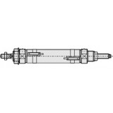 CKD Pneumatic cylinders Standard type Medium bore size cylinder CMK2-R Series